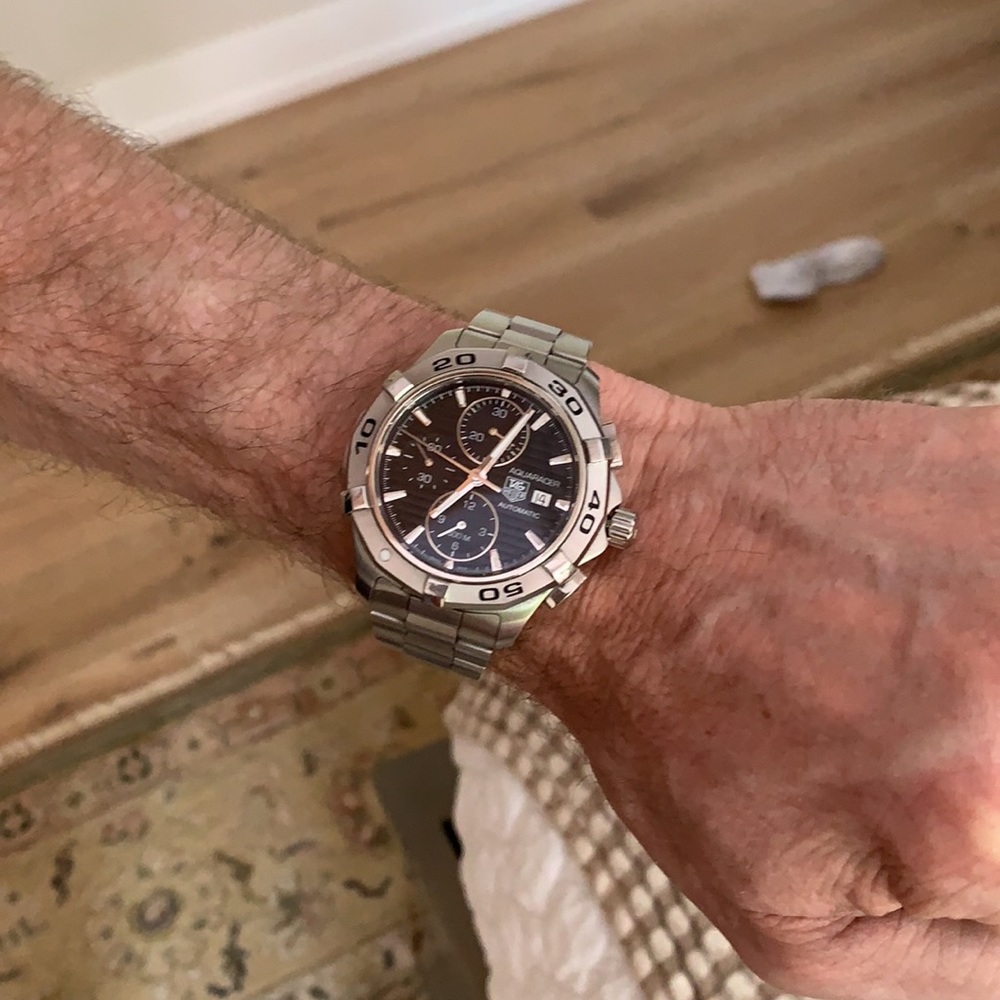 Men’s Tag Heuer watch. Barely worn.